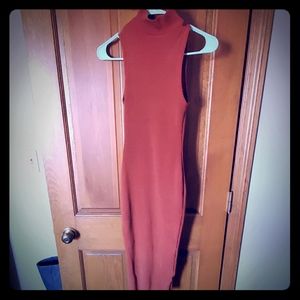 Long form fitting dress